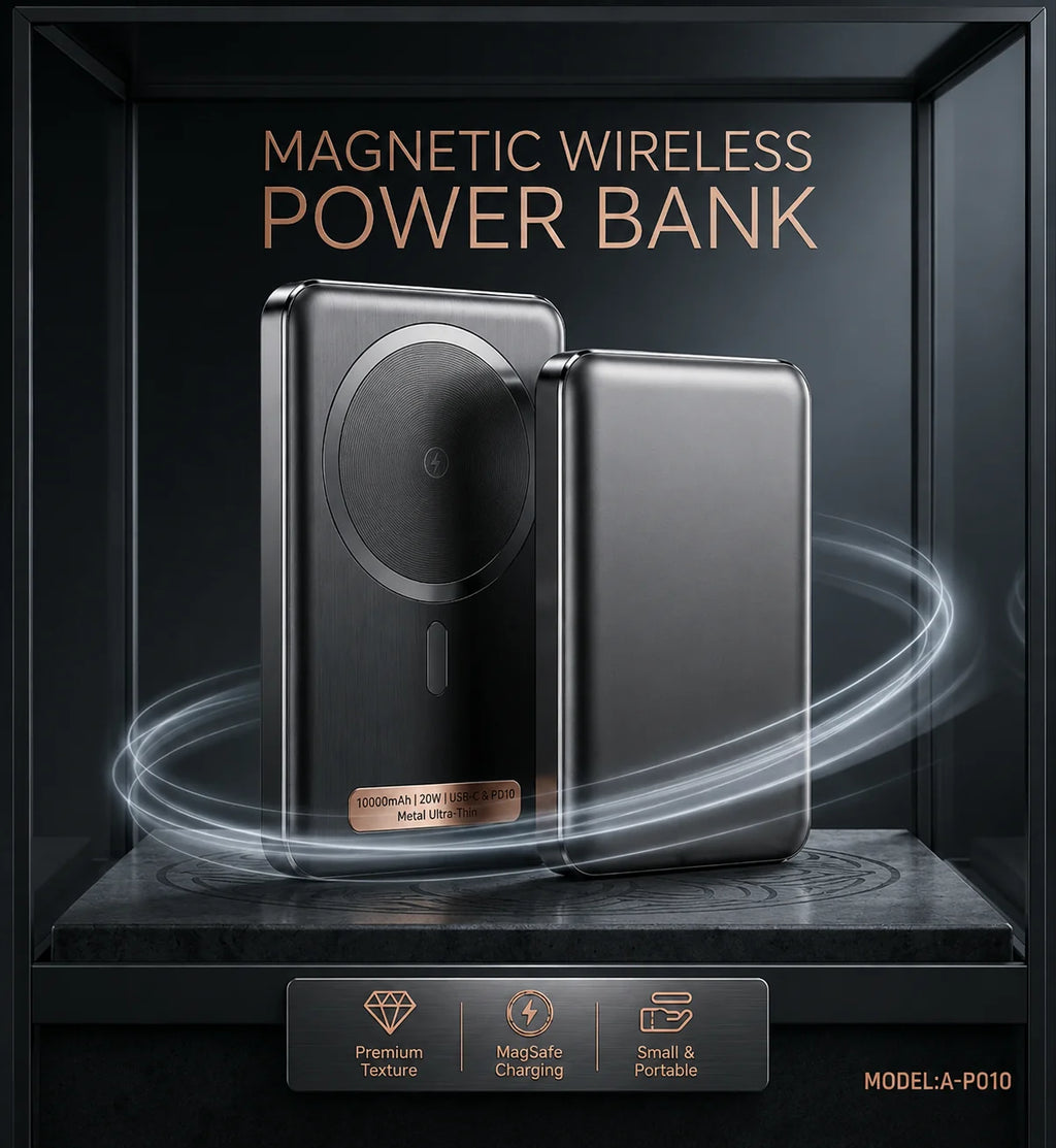 10000 mAh WIRELESS POWERBANK