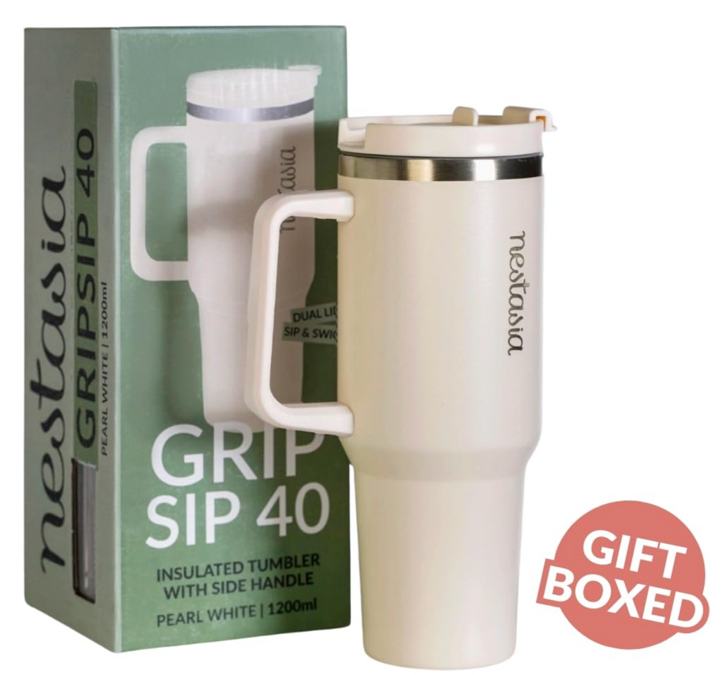 Nestasia GripSip40 Tumbler with Straw & Side Handle 1.2L