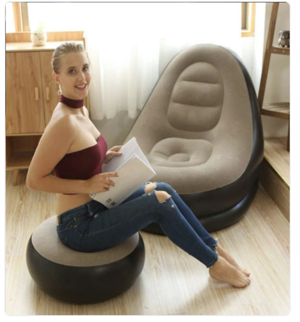 Sofa Chair with Foot Stoo