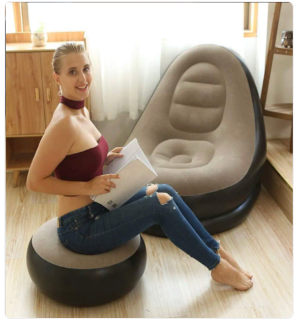 Sofa Chair with Foot Stoo