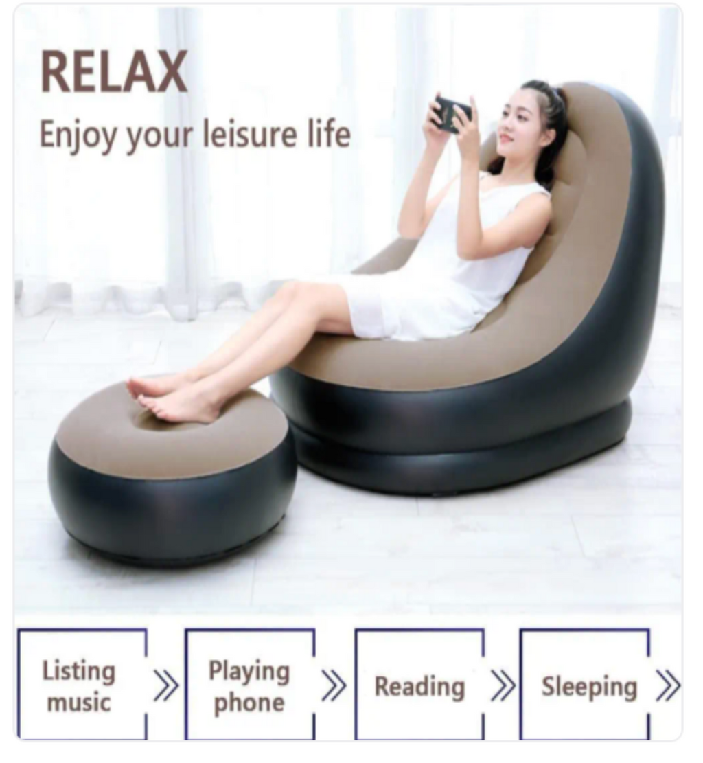 Sofa Chair with Foot Stoo