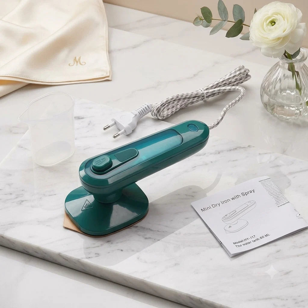 Portable Mini Iron with Spray