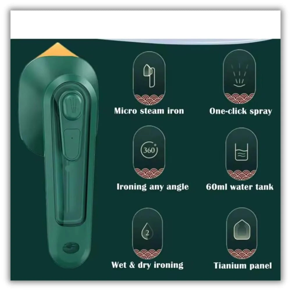 Portable Mini Iron with Spray
