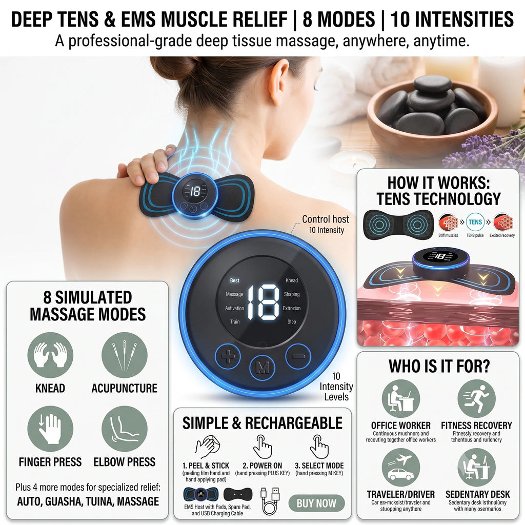 Desk Reset Mini Neck & Shoulder Massager